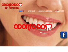 Tablet Screenshot of odonto-dom.com.ar